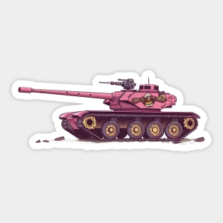 Castle Broskull Pink Party Tank! Sticker